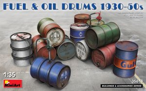 MINIART 35613 - 1:35 Fuel & Oil Drums 1930-50s
