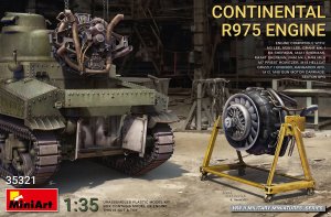 MINIART 35321 - 1:35 Continental R975 Engine
