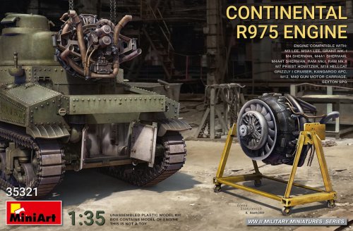 Przejdź do produktu MINIART 35321 - 1:35 Continental R975 Engine