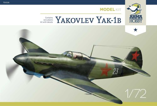 Przejdź do produktu ARMA HOBBY 70028 - 1:72 Yakovlev Yak-1B Model Kit