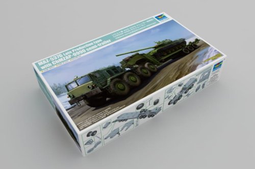 Przejdź do produktu TRUMPETER 01065 - 1:35 MAZ-537G Late Production type with ChMZAP-9990 semi-trailer
