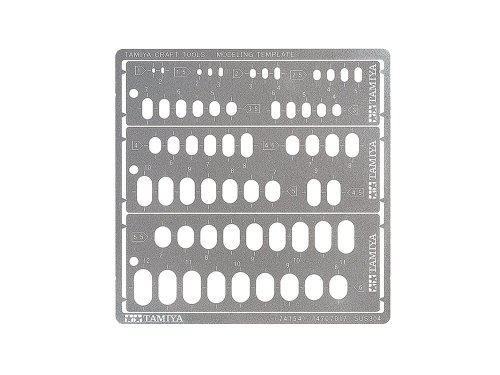 Przejdź do produktu TAMIYA 74154 - Szablony modelarskie, protokąty z zaokrąglonymi rogami 1-6mm