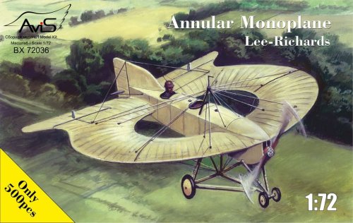 Przejdź do produktu AVIS BX72036 - 1:72 Annular Monoplane Lee-Richards