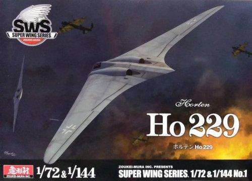 Przejdź do produktu ZOUKEI MURA SWS7201 - 1:72 & 1:144 Ho 229 Horten