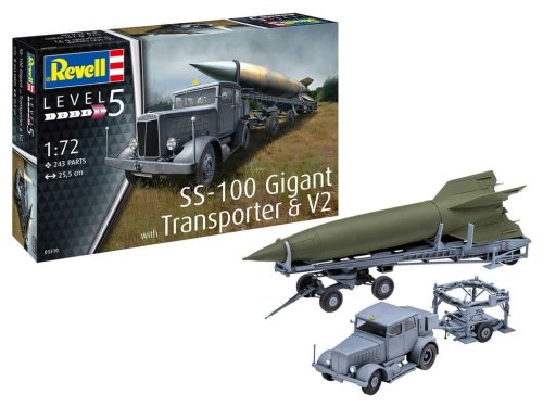 Przejdź do produktu REVELL 03310 - 1:72 SS-100 Gigant with Transporter & V2