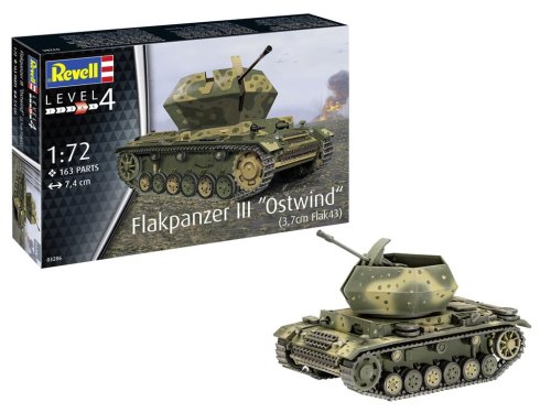 Przejdź do produktu REVELL 03286 - 1:72 Flakpanzer III Ostwind (3,7 cm Flak 43)