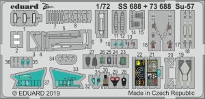 EDUARD SS688 - 1:72 Su-57