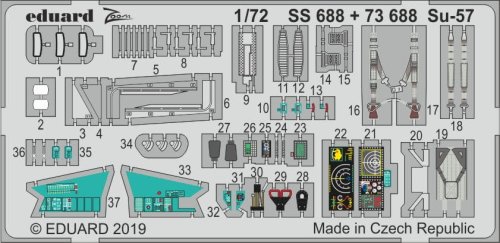 Przejdź do produktu EDUARD SS688 - 1:72 Su-57