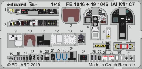Przejdź do produktu EDUARD FE1046 - 1:48 IAI Kfir C7