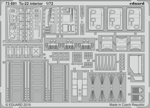 Przejdź do produktu EDUARD 73691 - 1:72 Tu-22 interior