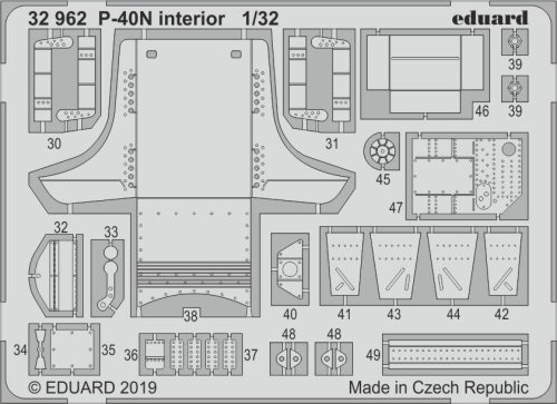 Przejdź do produktu EDUARD 32962 - 1:32 P-40N interior