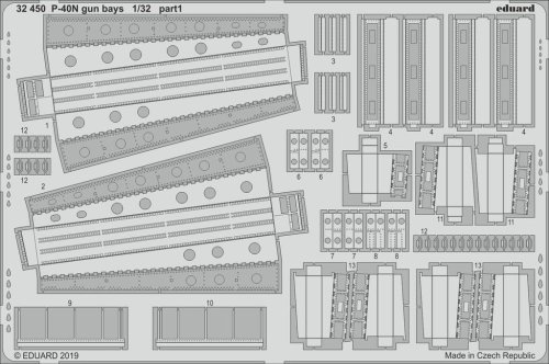 Przejdź do produktu EDUARD 32450 - 1:32 P-40N gun bays