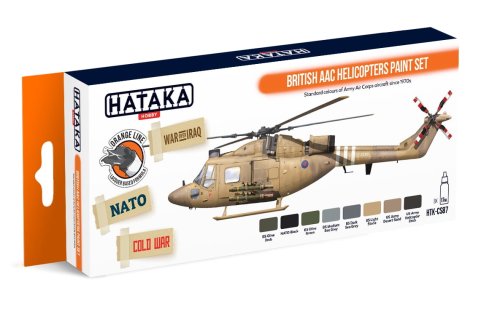 Przejdź do produktu HATAKA CS87 - Zestaw farb British AAC Helicopters