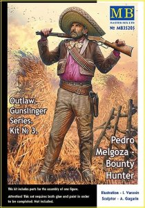 MASTER BOX 35205 - 1:35 Pedro Melgoza - Bounty Hunter - Gunslinger series. Kit No. 3