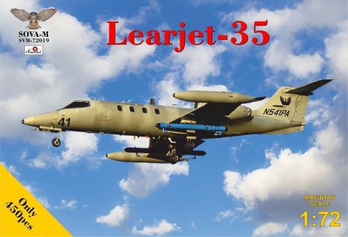 Przejdź do produktu SOVA 72019 - 1:72 Learjet-35