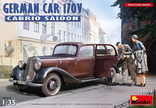 Przejdź do produktu MINIART 38016 - 1:35 German Car 170V Cabrio saloon