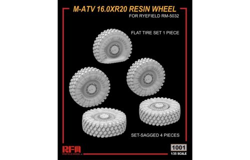 Przejdź do produktu RYE FIELD MODEL 1001 - 1:35 M-ATV 16.0XR20 Resin Wheel