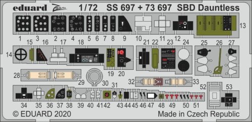 Przejdź do produktu EDUARD SS697 - 1:72 SBD Dauntless