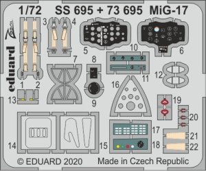 EDUARD SS695 - 1:72 MiG-17