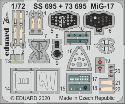 Przejdź do produktu EDUARD SS695 - 1:72 MiG-17
