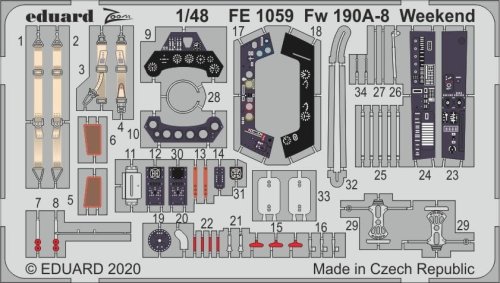 Przejdź do produktu EDUARD FE1059 - 1:48 Fw 190A-8 Weekend