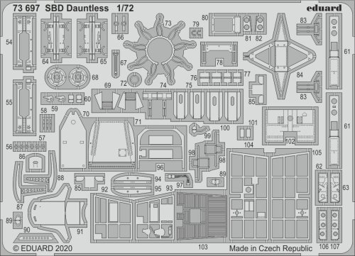 Przejdź do produktu EDUARD 73697 - 1:72 SBD Dauntless