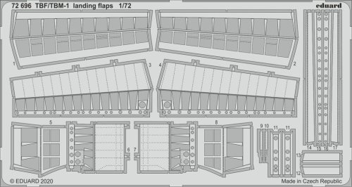 Przejdź do produktu EDUARD 72696 - 1:72 TBF/TBM-1 Avenger landing flaps