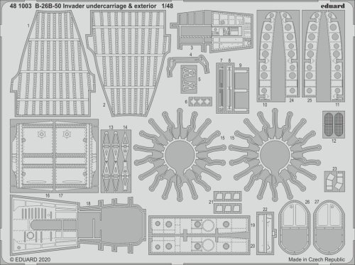 Przejdź do produktu EDUARD 481003 - 1:48 B-26B-50 Invader undercarriage & exterior
