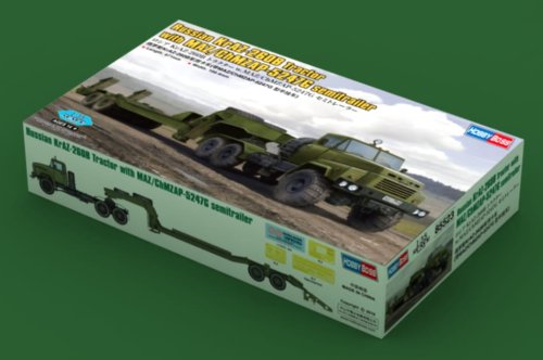 Przejdź do produktu HOBBY BOSS 85523 - 1:35 Russian KrAZ-260B Tractor with MAZ/ChMZAP-5247G semitrailer