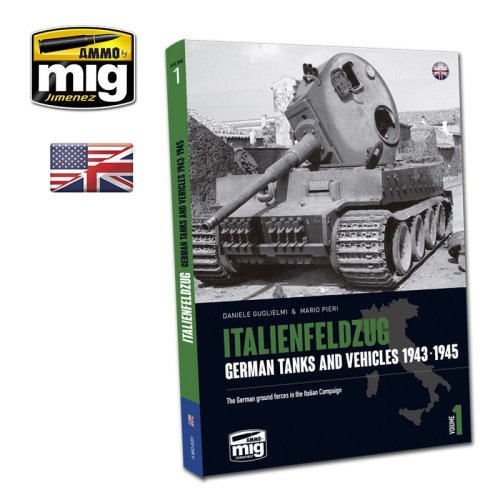 Przejdź do produktu AMMO MIG 6261 - Italienfeldzung, German Tanks and Vehicles 1943-1945 vol.1