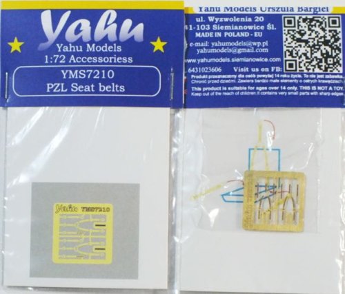 Przejdź do produktu YAHU YMS7210 - 1:72 WW2 PZL pasy fototrawione
