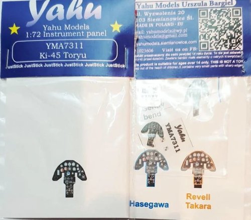 Przejdź do produktu YAHU YMA7311 - 1:72 Ki-45 tablica przyrządów