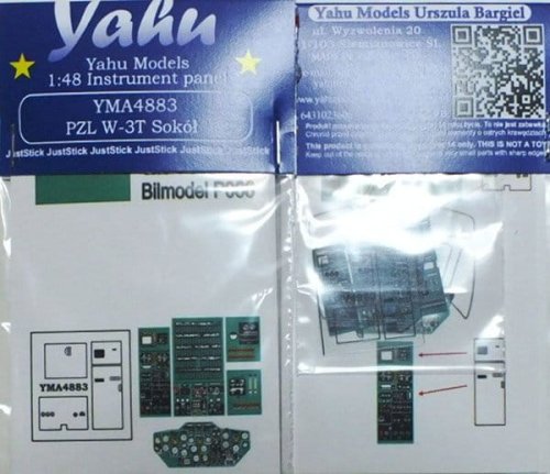 Przejdź do produktu YAHU YMA4883 - 1:48 W-3 Sokol tablica przyrządów