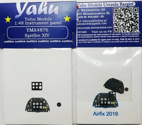 Przejdź do produktu YAHU YMA4876 - 1:48 Spitfire XIV tablica przyrządów
