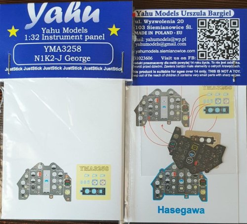 Przejdź do produktu YAHU YMA3258 - 1:32 N1K2 George tablica przyrządów
