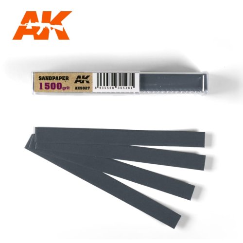 Przejdź do produktu AK INTERACTIVE 9027 - Papier ścierny w paskach 50 szt, gradacja 1500