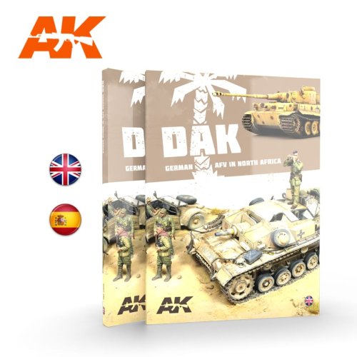 Przejdź do produktu AK INTERACTIVE 912 - DAK German AFV in North Africa - poradnik modelarski