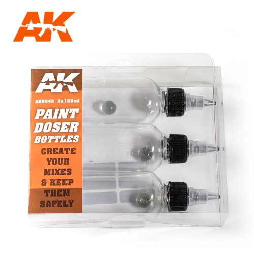 Przejdź do produktu AK INTERACTIVE 9048 - Puste pojemniki do farb 3x100ml