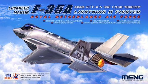 Przejdź do produktu MENG MODEL LS011 - 1:48 F-35 A Lightning II Royal Netherlands Air Force