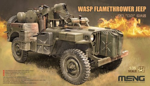 Przejdź do produktu MENG MODEL VS012 - 1:35 Wasp Flamethrower Jeep