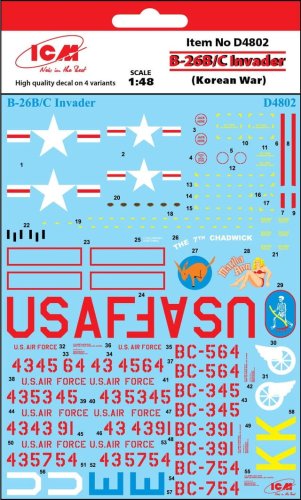 Przejdź do produktu ICM D4802 - 1:48 B-26B/C Invader (Korean War)