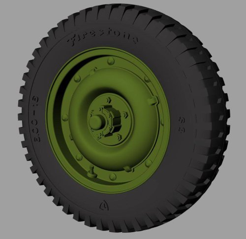 Przejdź do produktu PANZERART RE35-528 - 1:35 Willys MB Jeep Road wheels (Firestone)