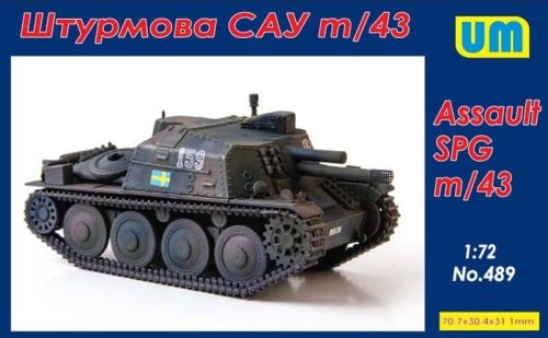 Przejdź do produktu UNIMODELS 489 - 1:72 Assault SPG m/43