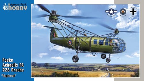 Przejdź do produktu SPECIAL HOBBY 48201 - 1:48 Focke Achgelis FA 223 Drache - Captured