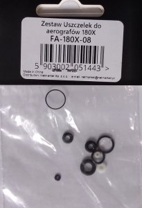 FINE-ART FA-180X-08 - Zestaw uszczelek do aerografu 180X