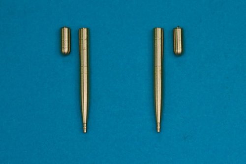 Przejdź do produktu RB MODEL 48AB09 - 1:48 Lufy 2 x 20mm działka Hispano, zestaw (2lufy i 2 zaślepki do dzia