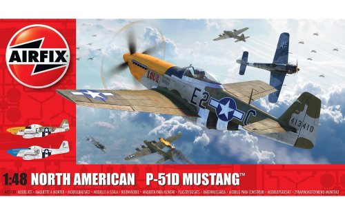 Przejdź do produktu AIRFIX 05138 - 1:48 North American P51D Mustang (Filletless Tails)