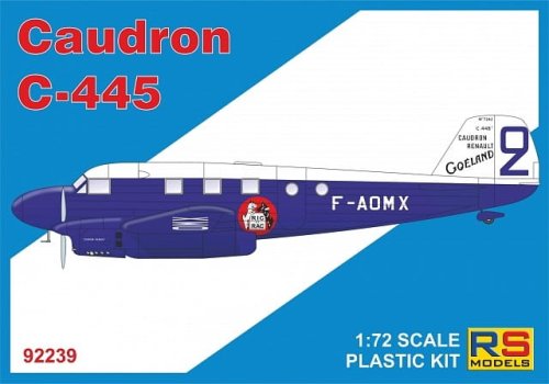 Przejdź do produktu RS MODELS 92239 - 1:72 Caudron C-445 / C-448