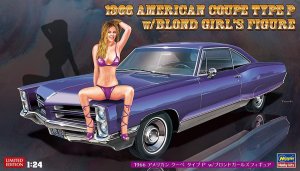 HASEGAWA SP424 52224 - 1:24 1966 American Coupe Type P w/ Blond Girl's Figure