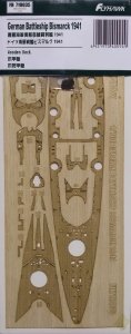 FLYHAWK 710035 - 1:700 German Battleship Bismarck 1941 - Wooden Deck
